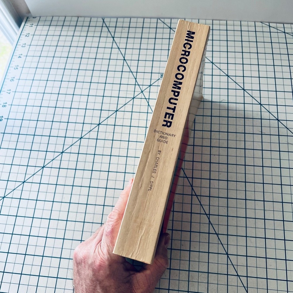 Microcomputer Dictionary and Guide 1976 Charles Sippl Vintage Computing Book