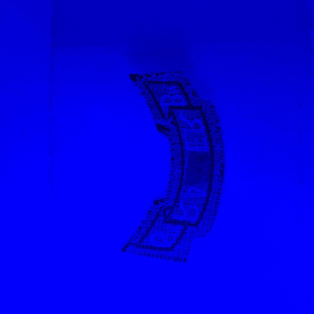 US Army Authentic WW2 Era 6th Ranger Battalion "Rada Scroll" on felt Patch