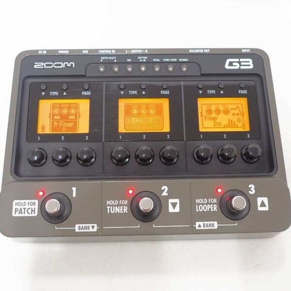 Zoom G3 Multi-Effects Guitar Effect Pedal
