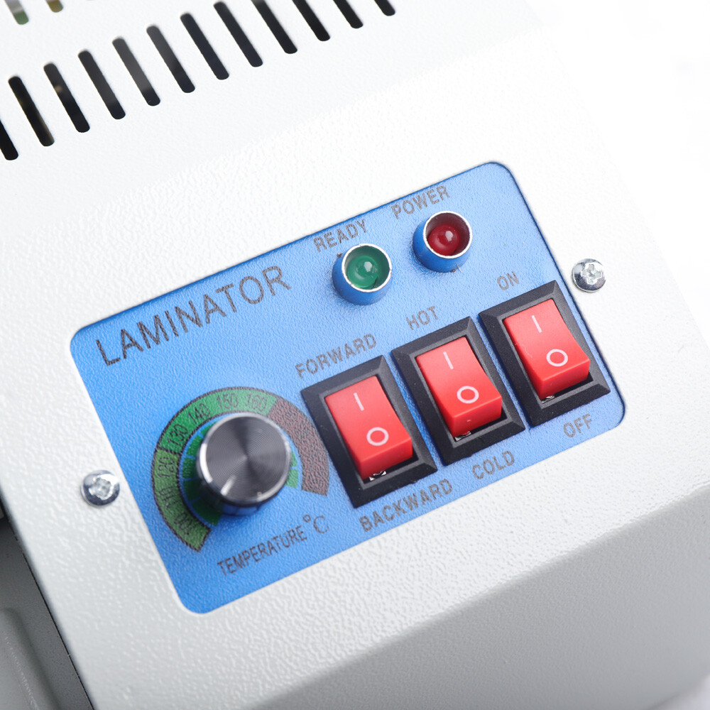 13" Laminating Machine A3 A4 Thermal Laminator Machine 4 Roller Hot Cold Film