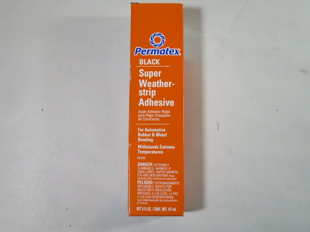 81850 Permatex Black Super Weatherstrip Adhesive, 5 oz.