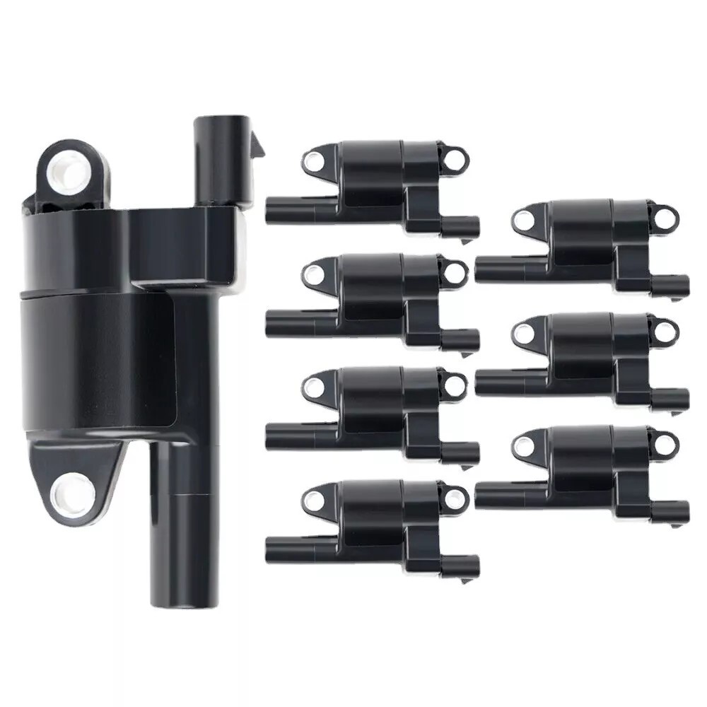 Genuine UF414 8p Ignition Coils+Spark Plugs+Wire For GMC Chevy SilveradoTahoe u,