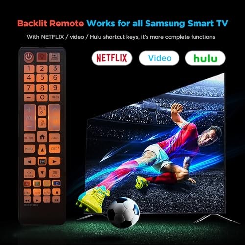 BN59-01315A Universal Backlit Remote Control for Samsung TV Remote Replacement