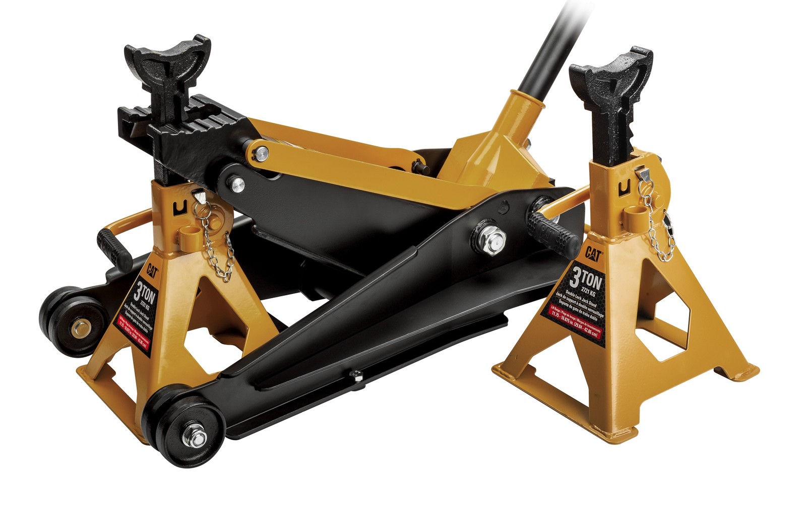 Cat 2 Ton Universal 1-Lift Jack with 3 Ton Jack Stands - 980829ECE