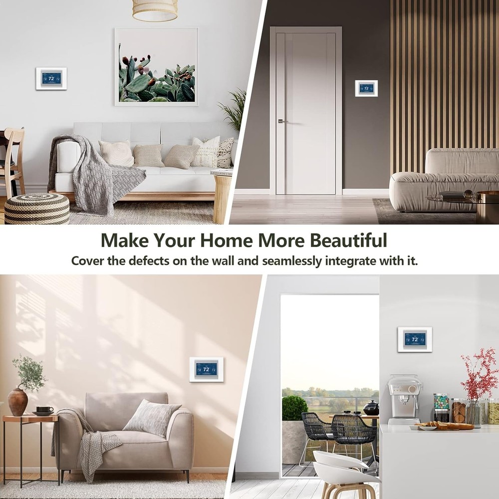 Compatible Honeywell Thermostat Wall Plate with Efficient Cover-Up Functionality