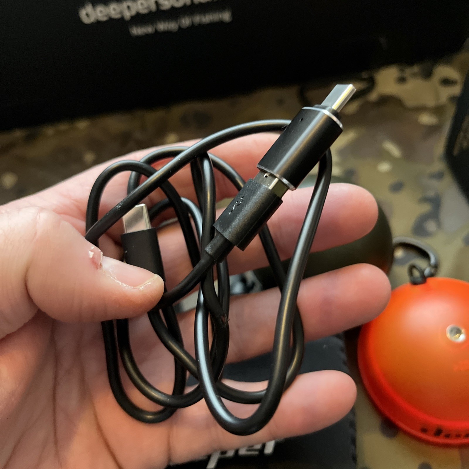 Deeper Chirp + 3 Sonar Power Bundle With Solar Panel Portable Fish Finder #NEW#