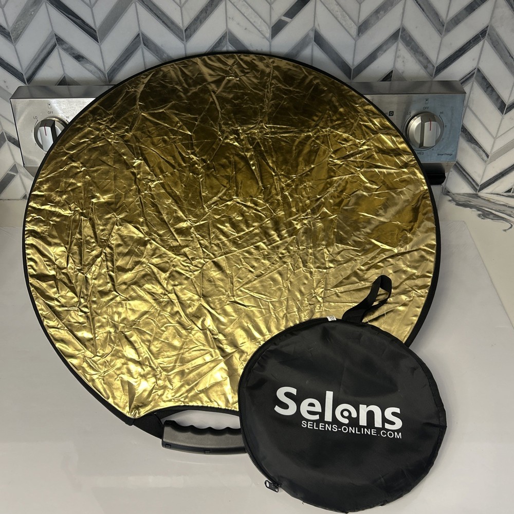 Selens 5 in 1 Reflector Circle with handles, Diffuser, 43", Carrying Case
