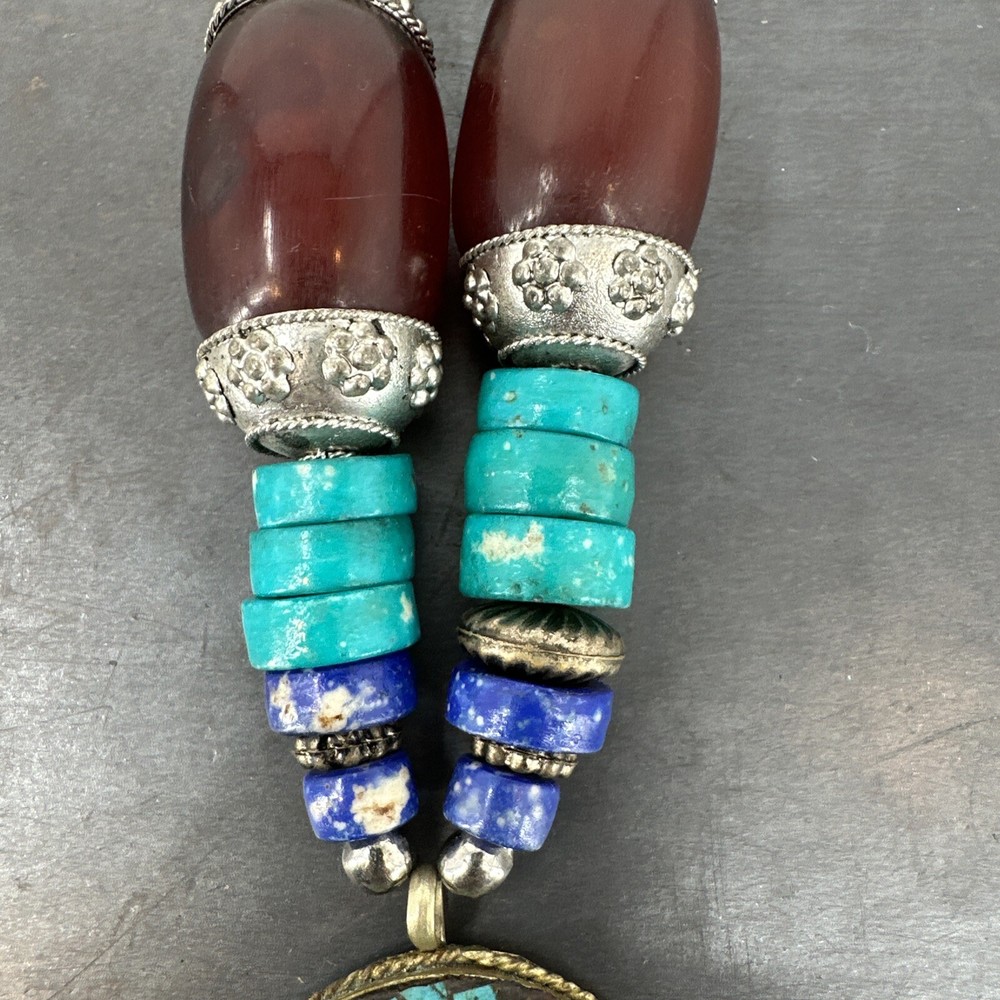Tribal Pendant Multi Color As Is