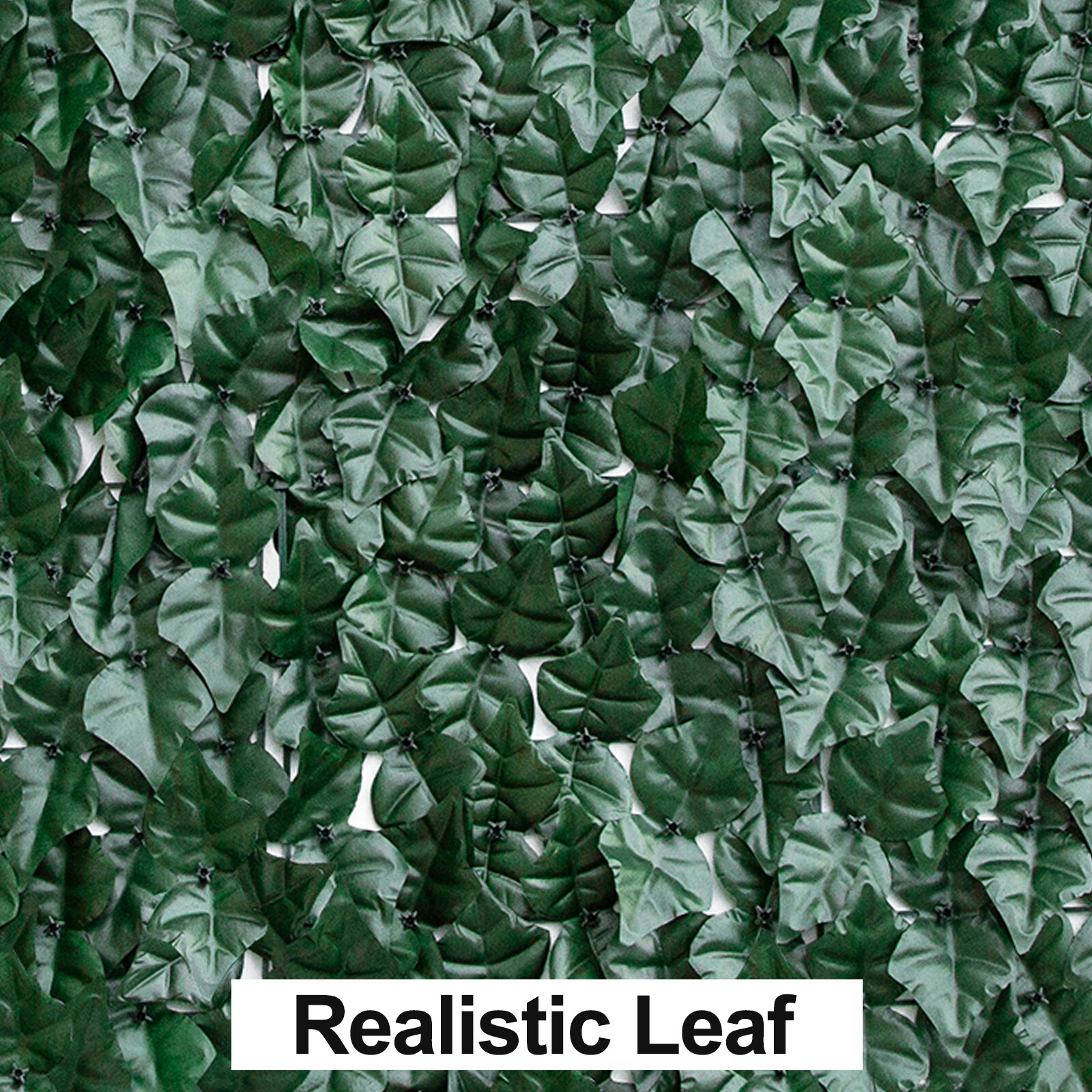 118''x39" Artificial Hedge Ivy Leaf Garden Fence Roll Privacy Screen Wall Cover