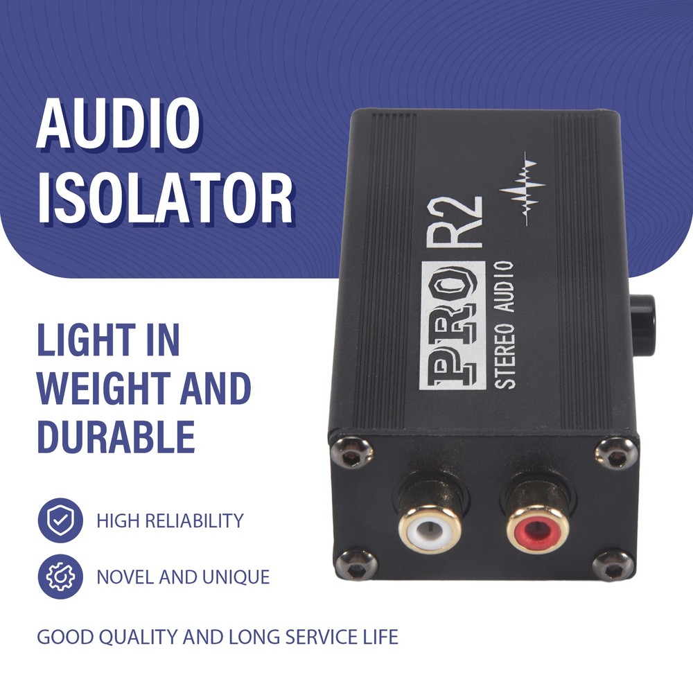 Ground Loop Audio Isolator Noise Suppressor Isolator for PC O6E94053