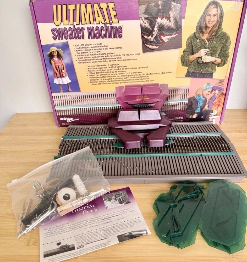 Bond Ultimate Sweater Knitting Machine NO DVD