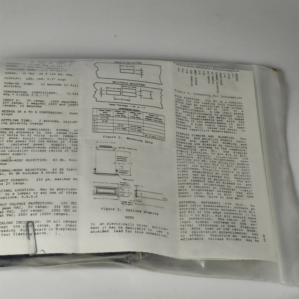 Model PM-352/AC Digital Panel meter
