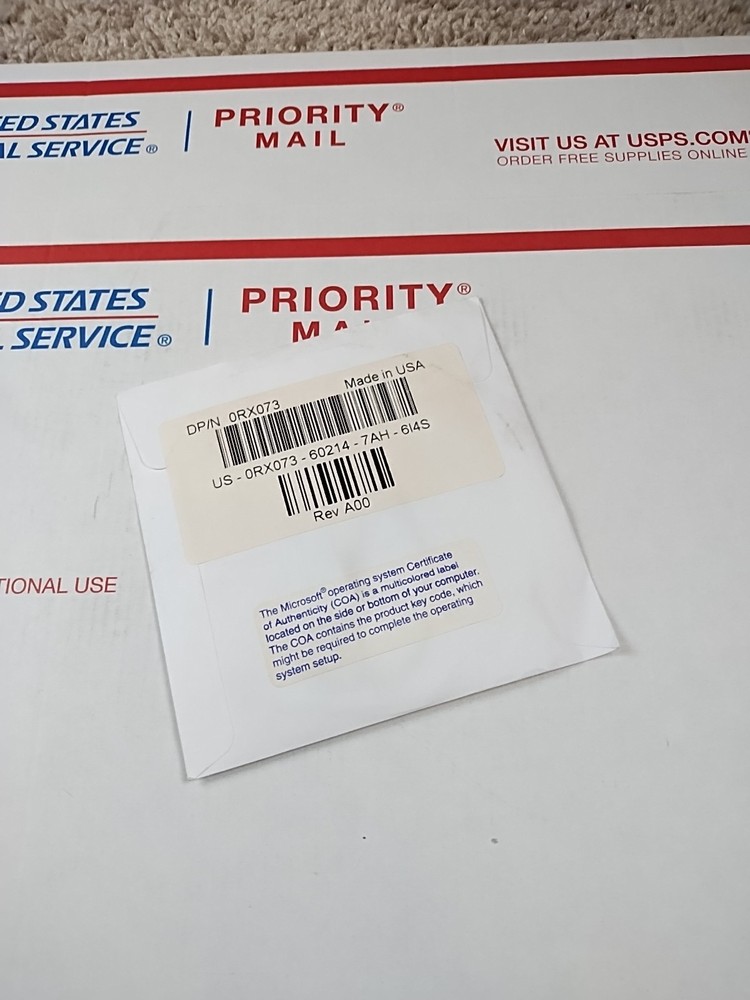 Dell Windows XP Professional full version Service Pack SP2 Reinstallation CD New