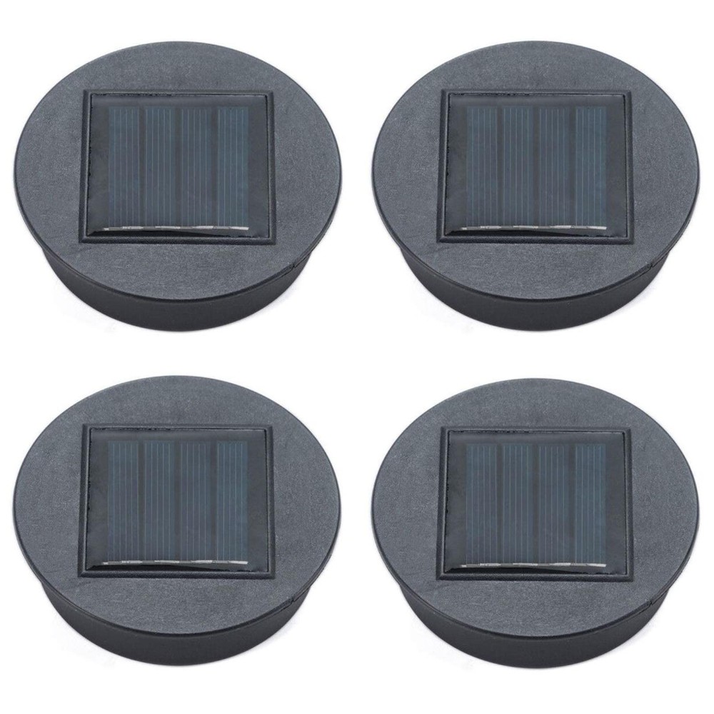 Solar-Lantern Waterproof Lights Replacement Top - Garden 4 pack, Warm White