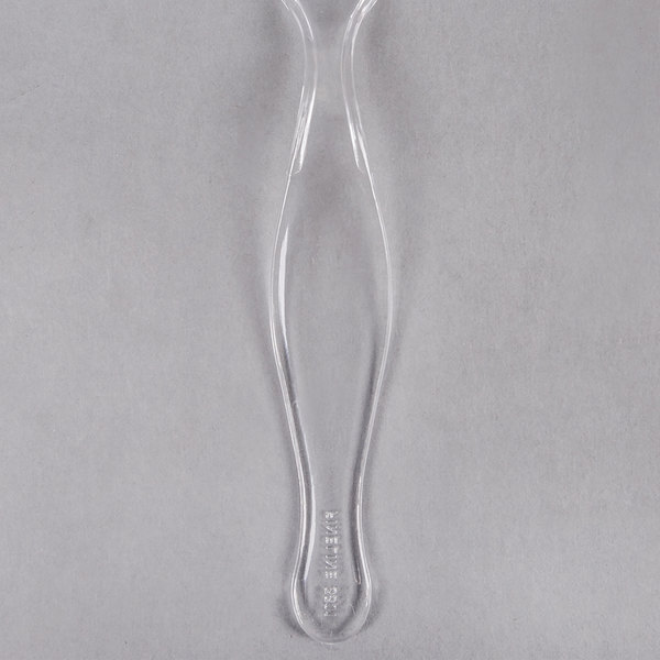 Fineline Settings 3301-CL, Platter Pleasers Clear Plastic Serving Forks, 144/CS