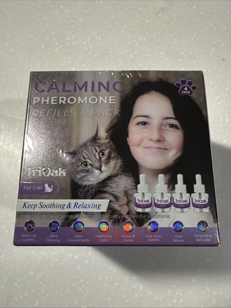 Cat Pheromones Calming Diffuser Refill 4 Pack Multicat Pheromone Diffusers Refil