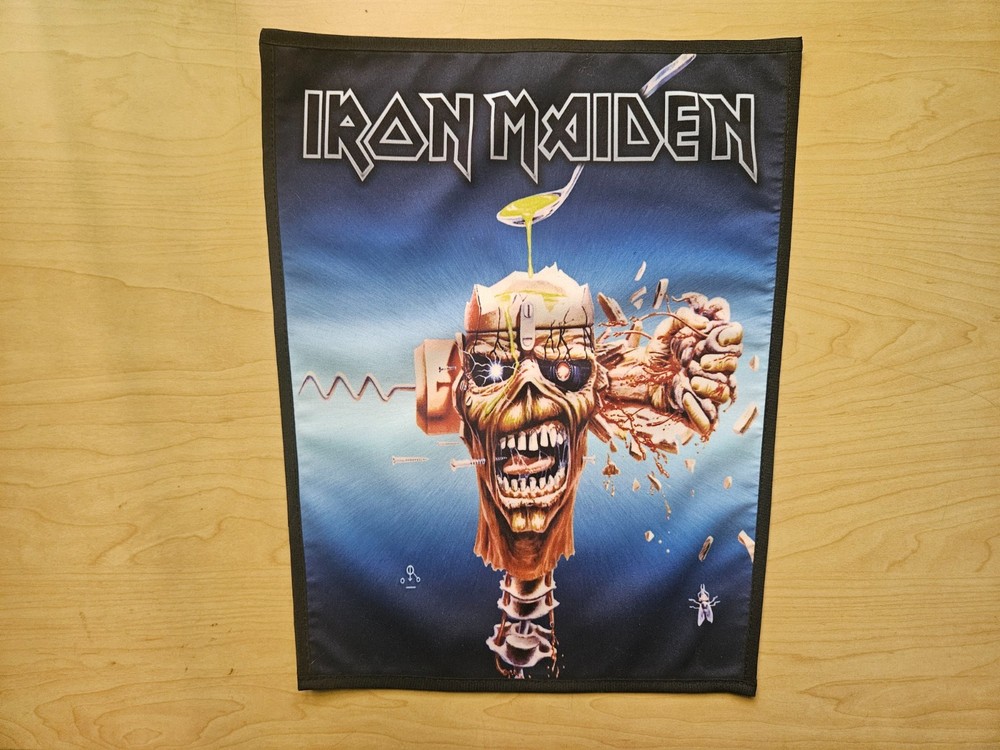 IRON MAIDEN, SEW ON SUBLIMATED LARGE BACK PATCH