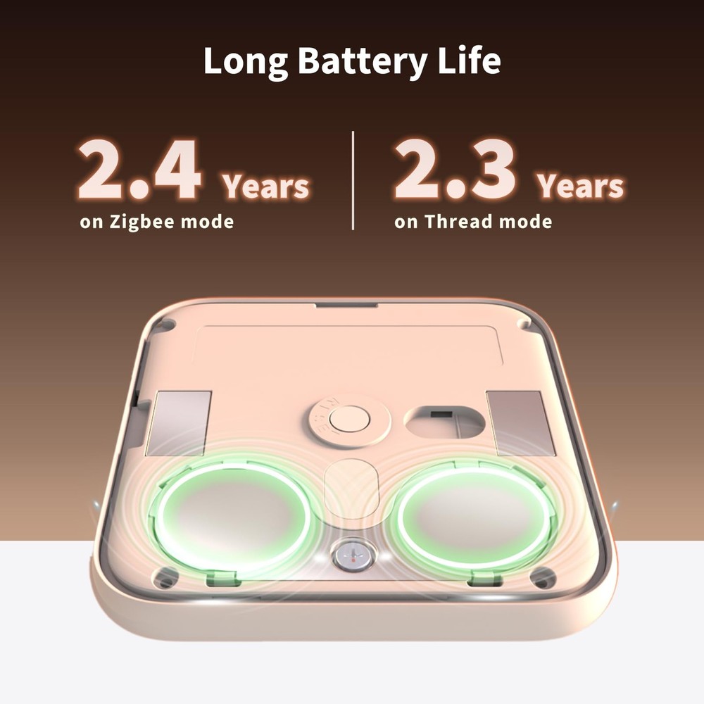 Aqara Thread/Zigbee Smart Climate Sensor W100,Temperature and Humidity White