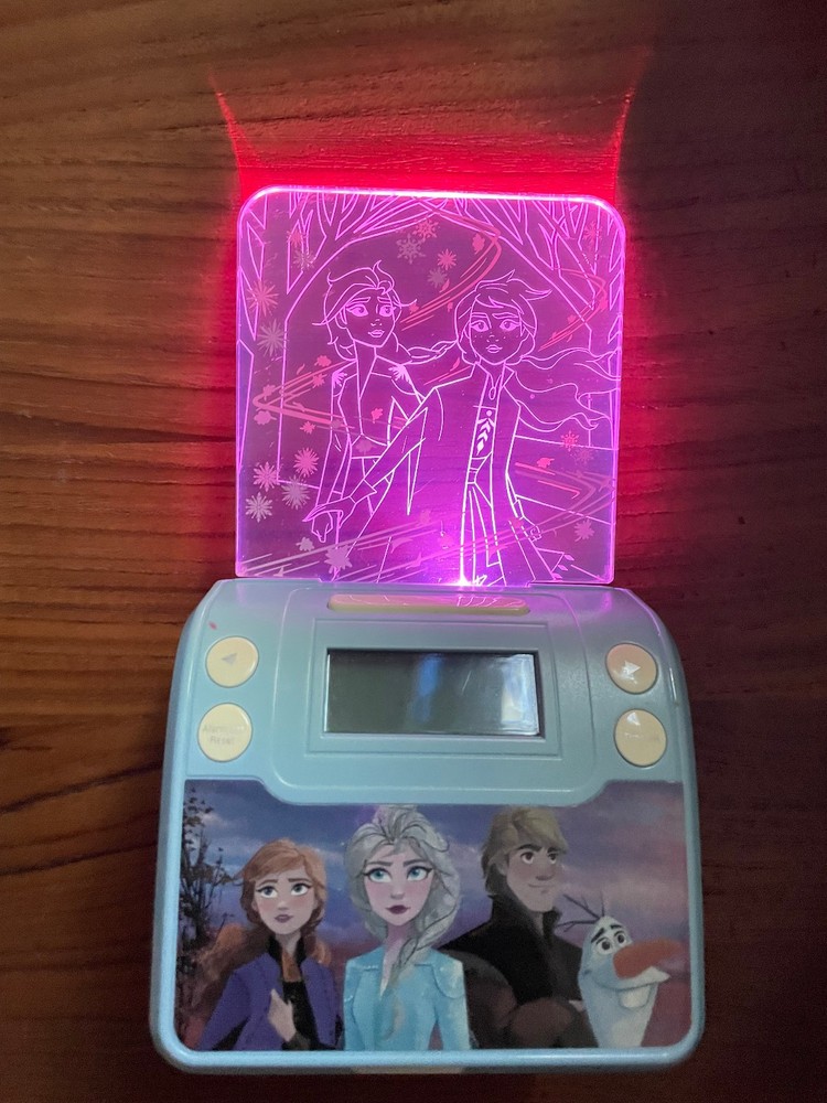 Disney Frozen NIght LIght Clock
