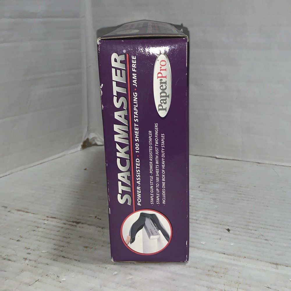 PaperPro Stackmaster Heavy Duty 100 Sheet Capacity Stapler #1300 In Box - Read