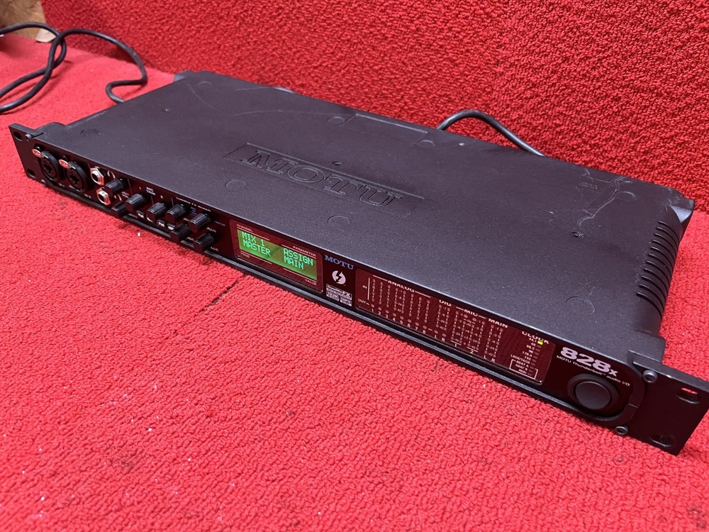 Used MOTU 828x Digital Audio Interface Thunderbolt Technology Good Condition