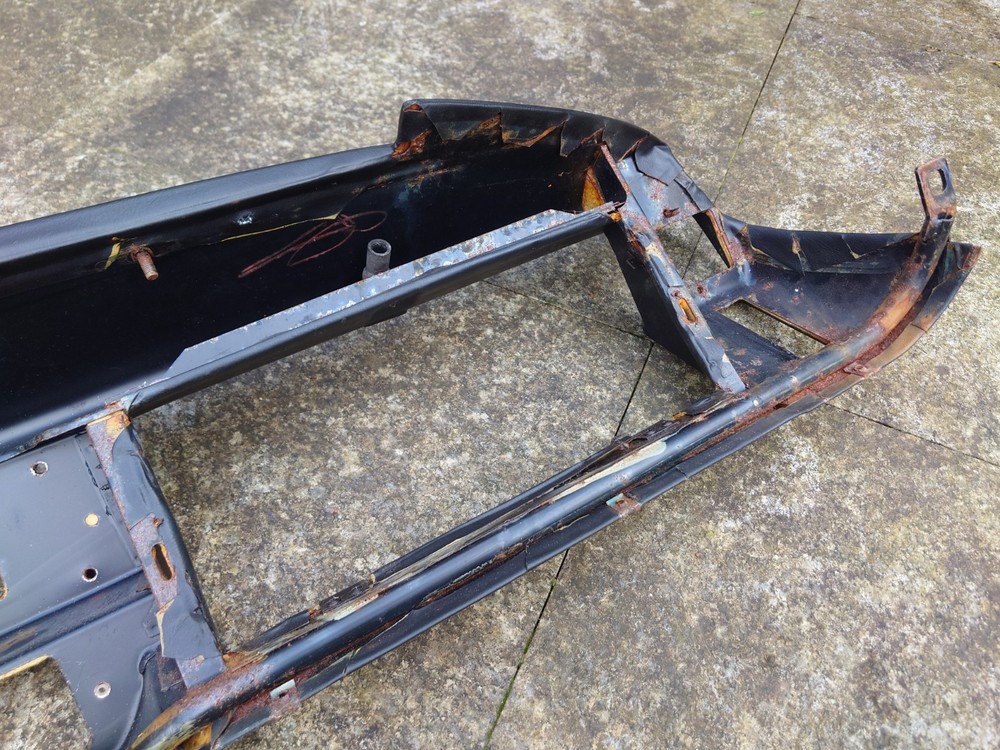 Jaguar XJS Dashboard LONG Centre Console Top Front Frame Assembly Black RHD