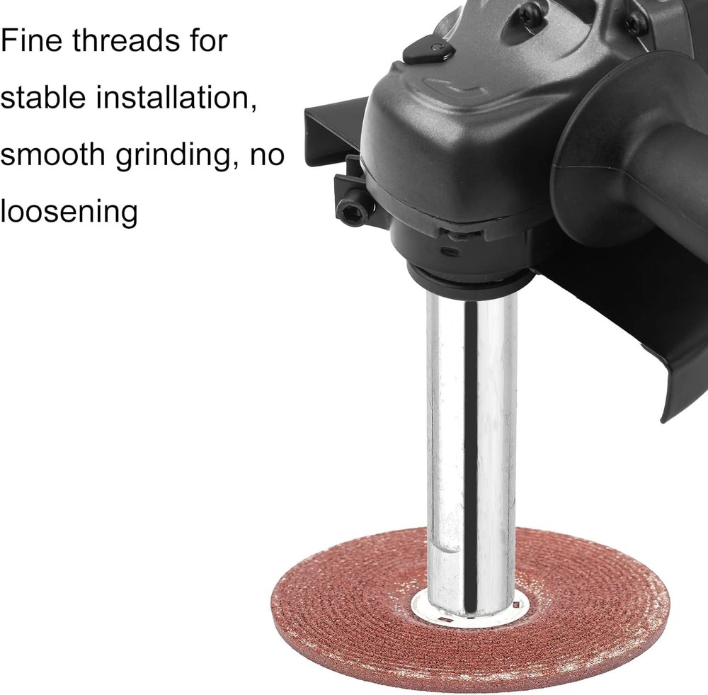 6pcs Threaded Angle Grinder Extension Kit - For Tight Spaces & Smooth Grinding
