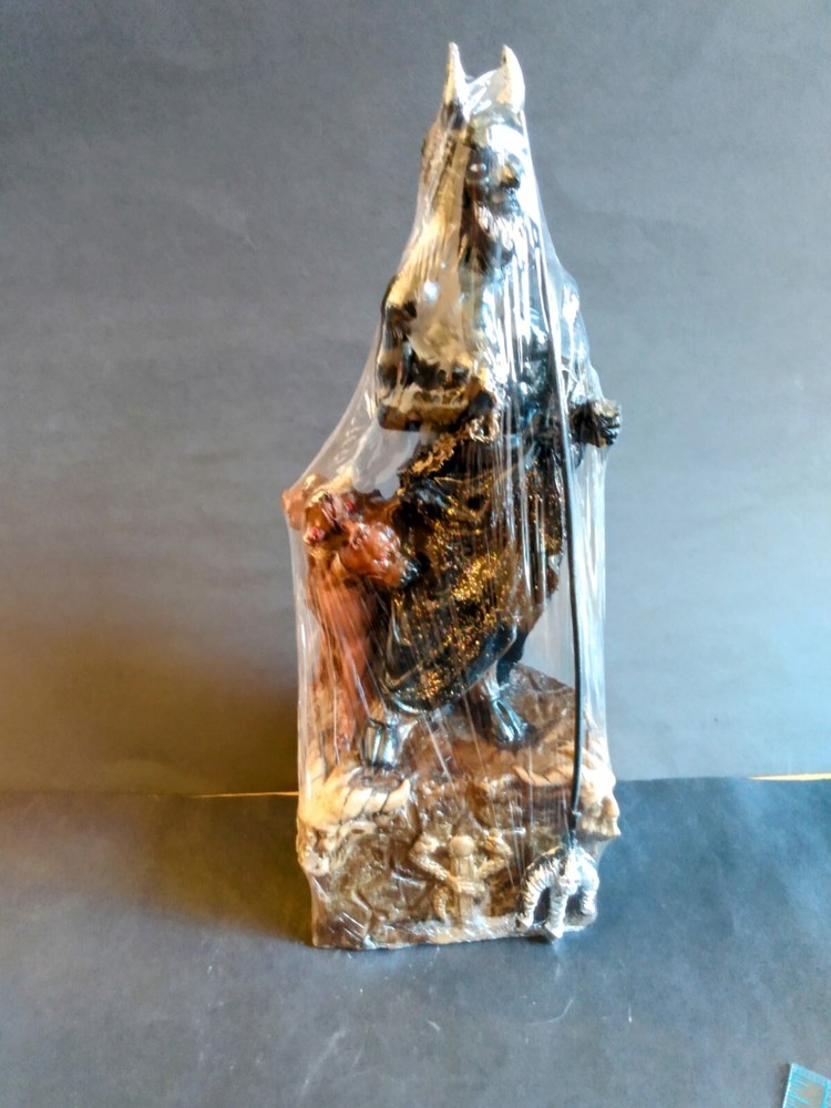 Satan Demon Luzbel Statue With Dogs Black Devil Evil