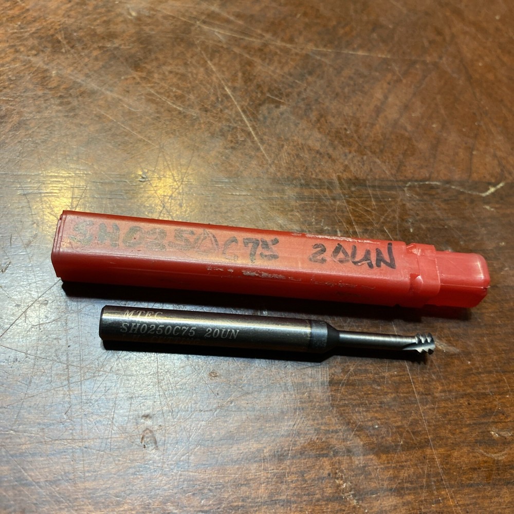MTEC Carbide Thread Mill SHO250 C75 20UN L.H. Solid Carbide (D7)