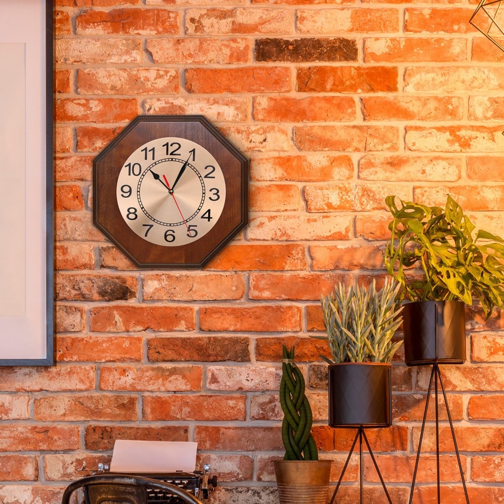 Wall Clock Face, Arabic Numeral Wall Clock Dial, Aluminum Round Dial Panel