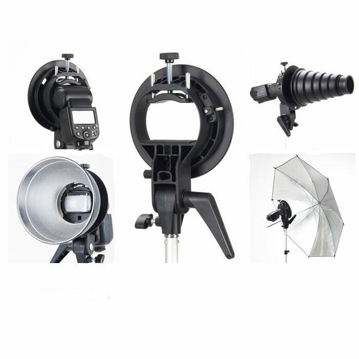 US Godox S-type Bracket Speedlite Adapter Holder Bowens for AD200 AD200Pro Flash