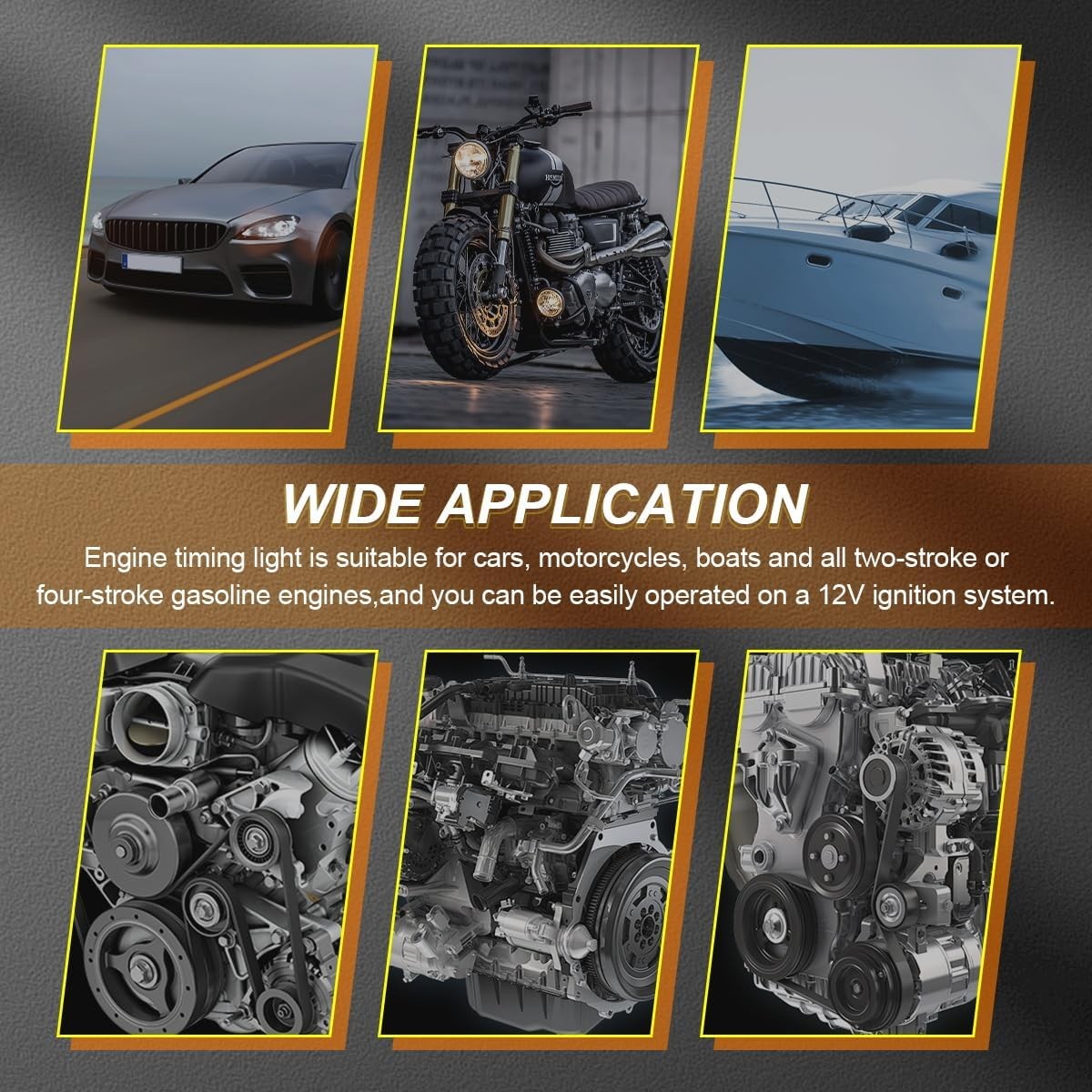 Ignition Timing Light Gun Car Engine Ignition Inductive Timing Light Xenon Lamp