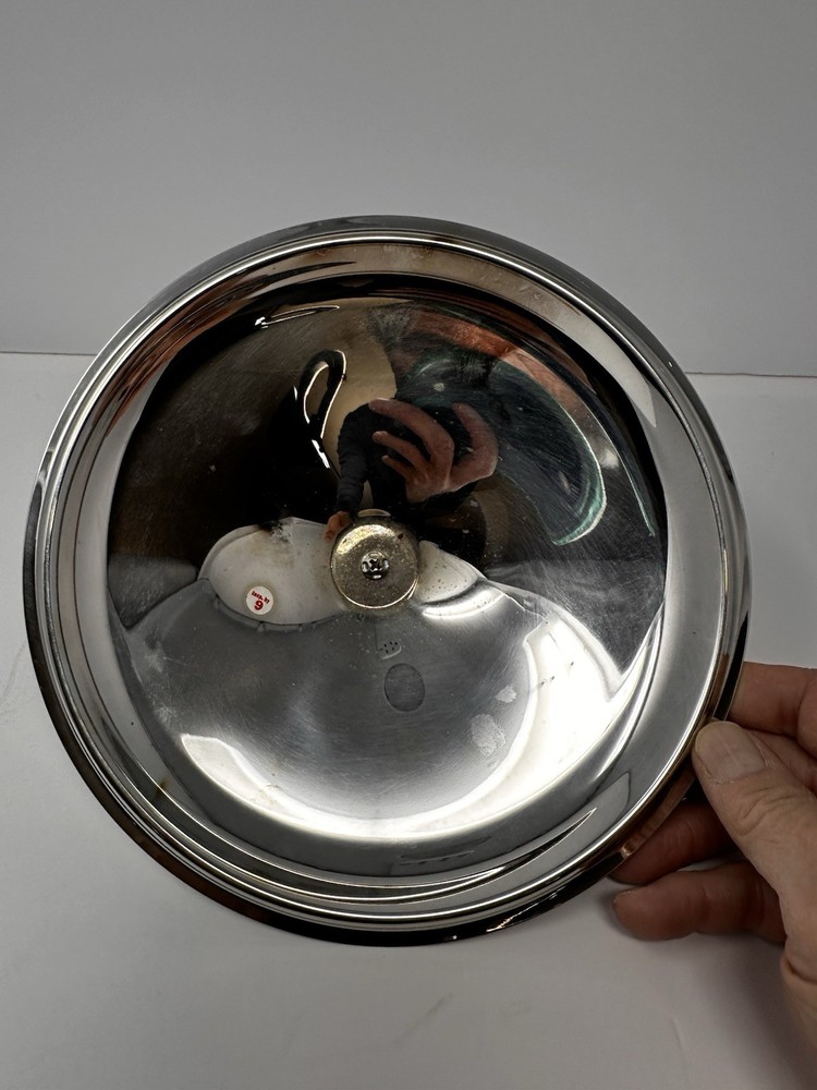 VTG FB Rogers Silver Plated Footed Casserole Dish w/Ceramic Insert