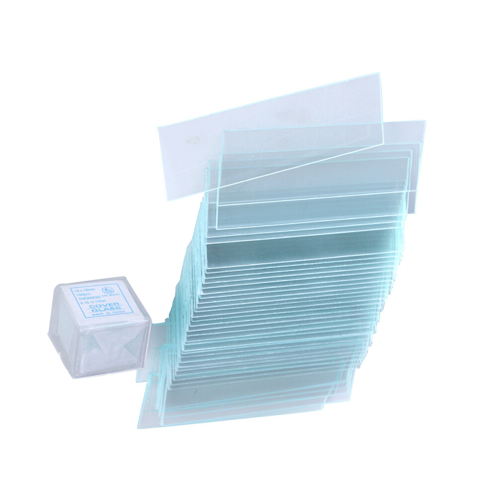 Blank Microscope Slides and Square Cover Glass for for Optical Microscope