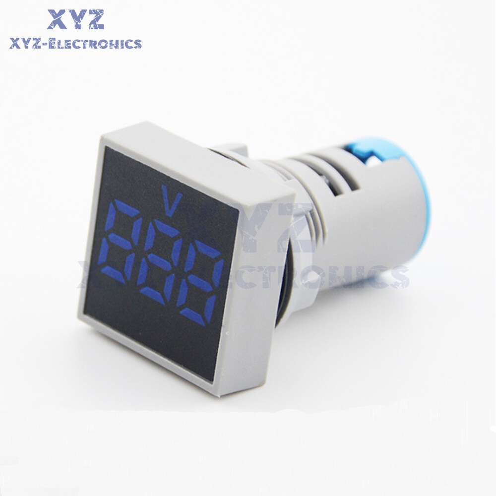 AC20-500V 22mm LED Light Panel Digital Voltage Volt Meter Display Voltmeter