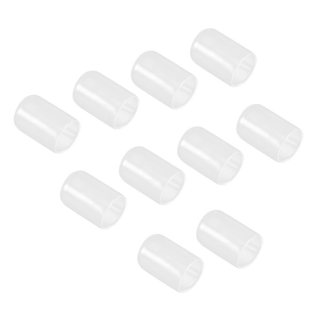 10Pcs Clear Silicone Sleeve Billiard Accessory