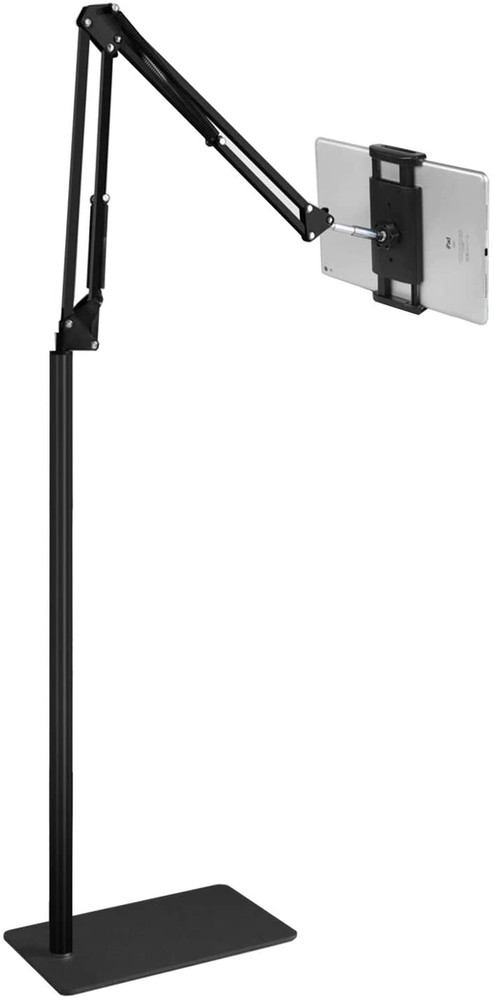 Tablet Floor Stand, Overhead Bed Phone Stand Angle Height Adjustable Holder- Uni