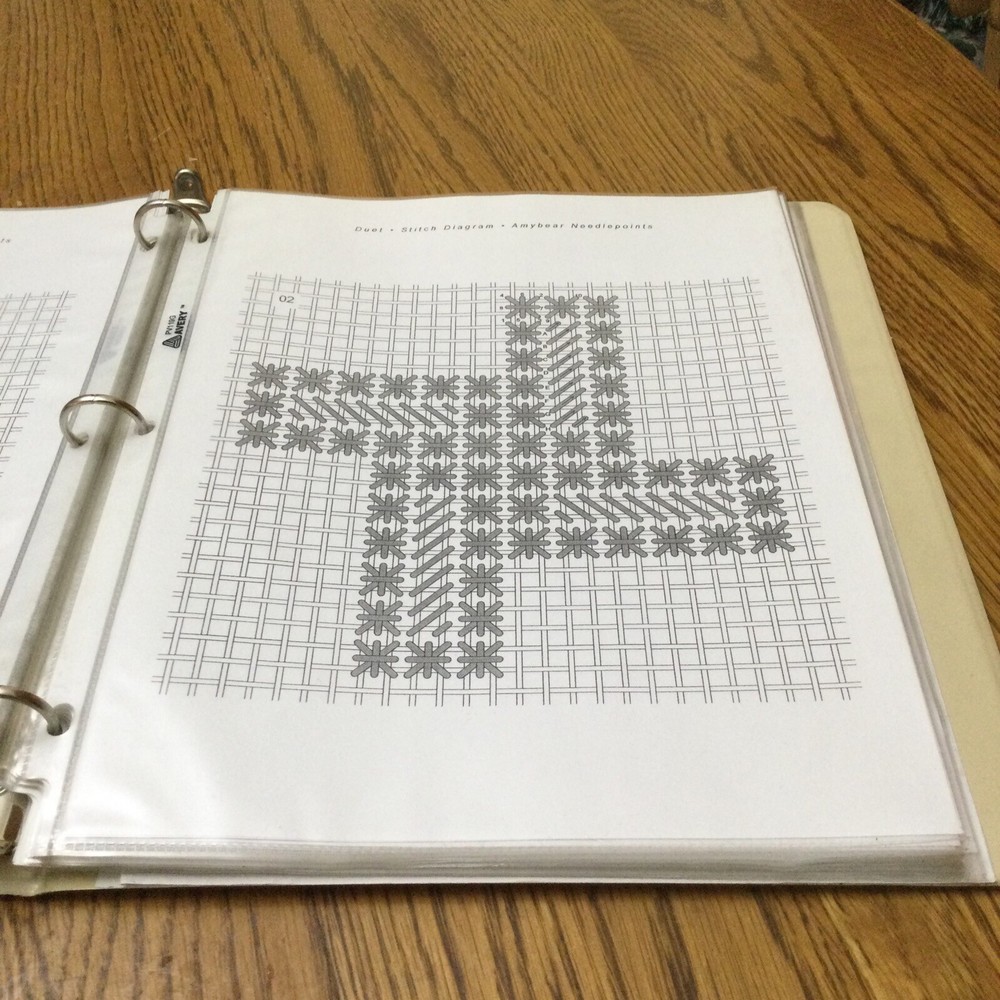 Original Needlepoint Pattern By Amybear (Amy Wolfson) 2005