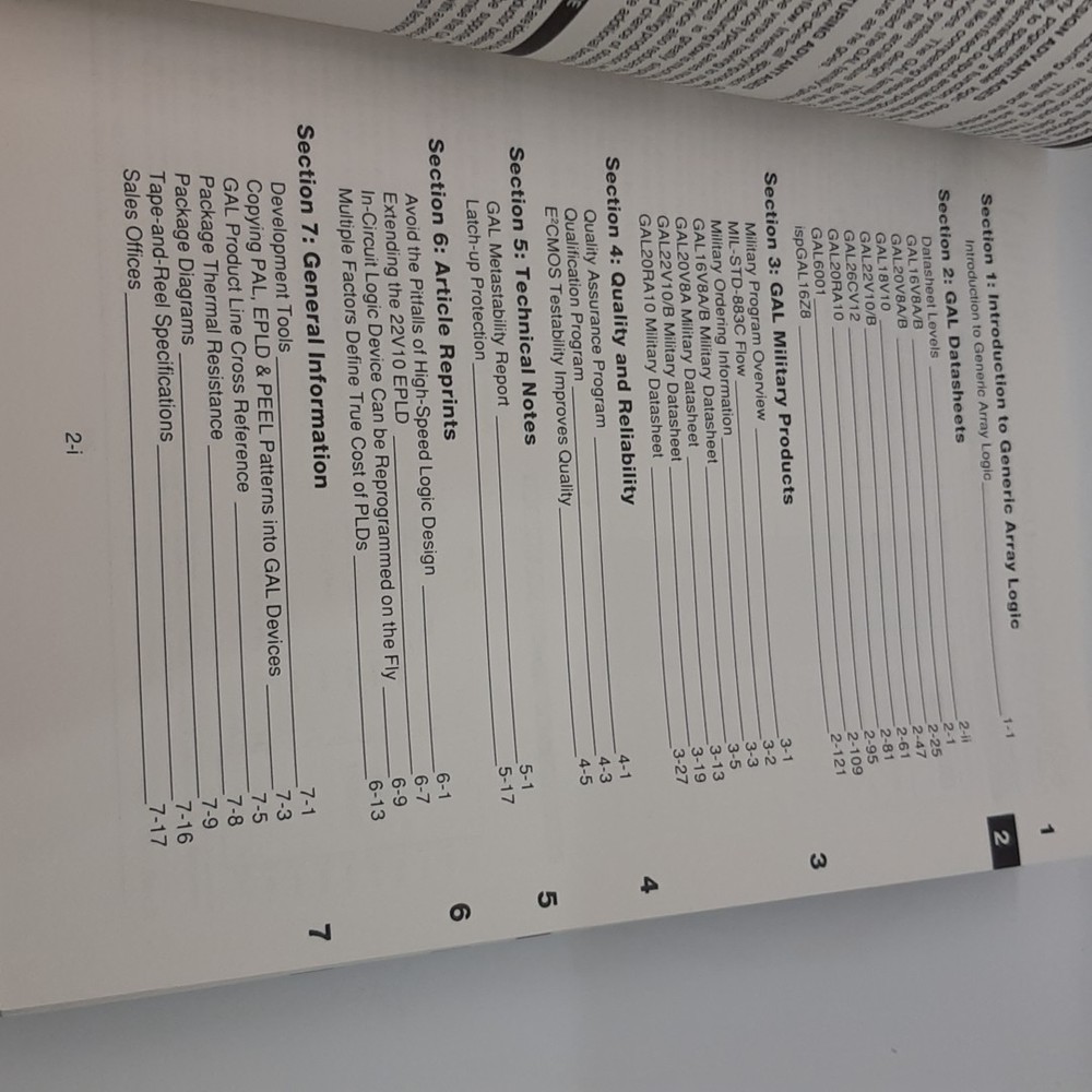 Lattice Semiconductor General Array Logic GAL Data Book 1991 & GAL Handbook 1986