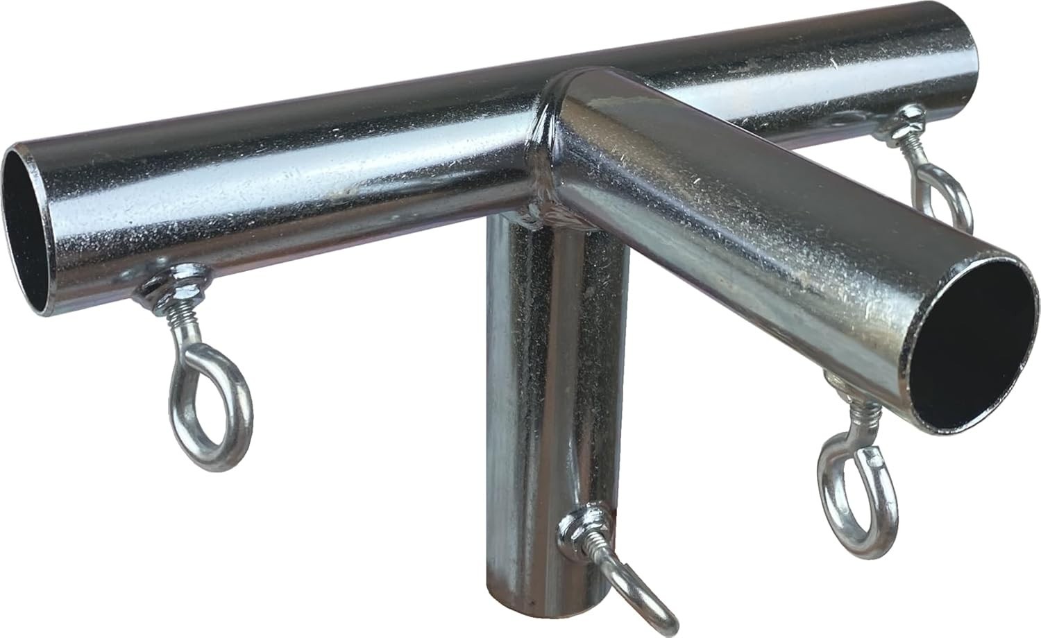 Canopy Fitting-4 Way Flat Side Fitting, 16 Gauge Steel, Rust Proof Choose Size