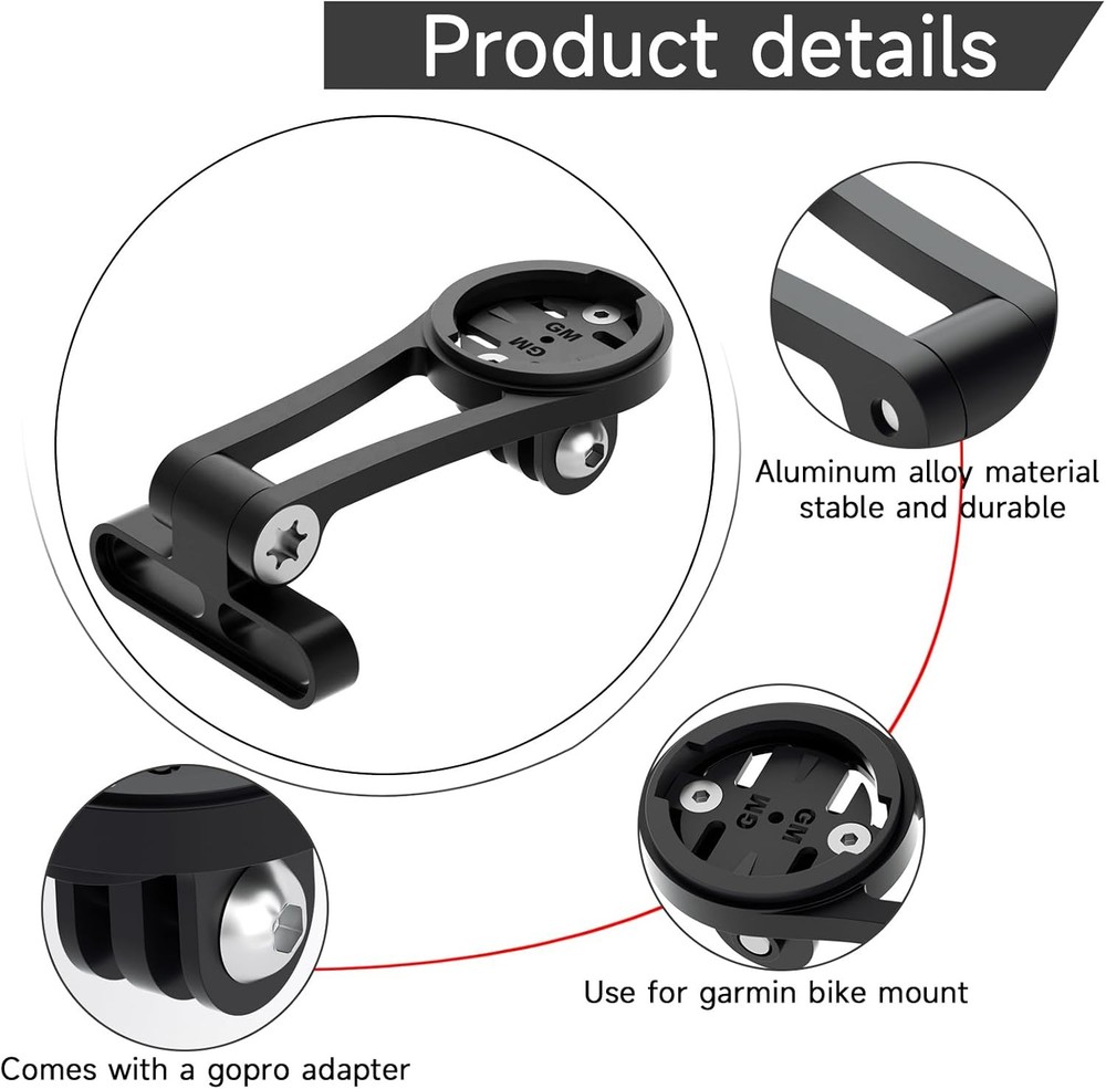 Out Front Bike Computer Mount, Angle Adjustable - 38mm Mount
