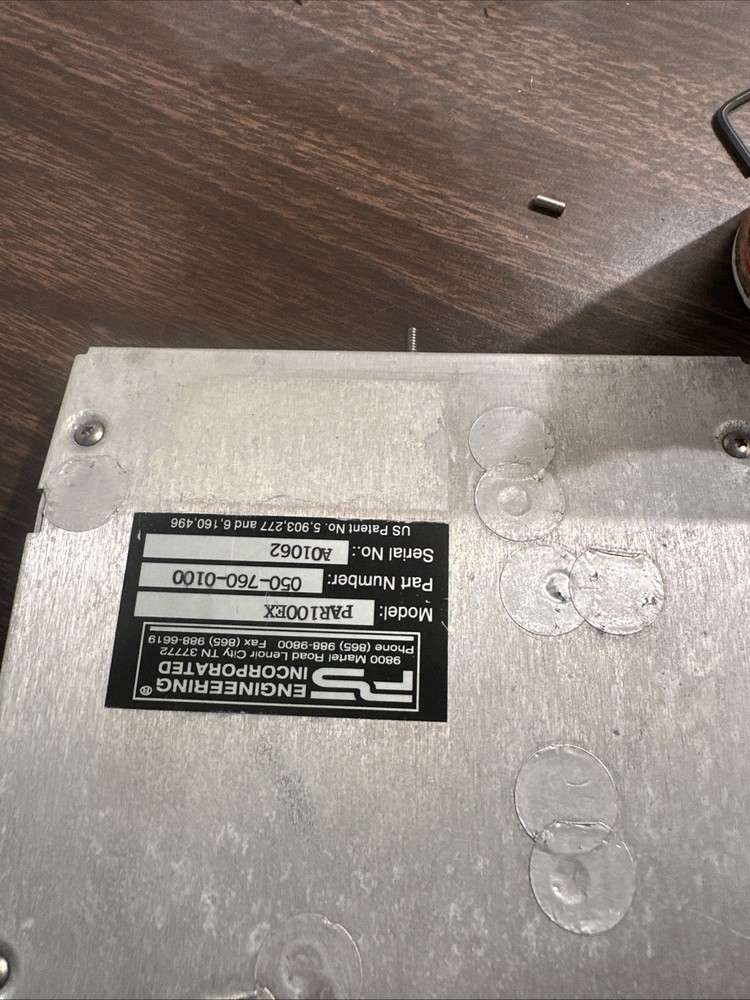 PS Engineering Incorporated Comm Radio. Model PAR100EX