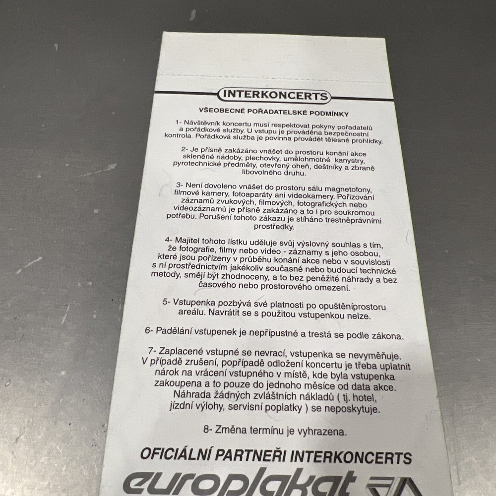 Rare kiss concert tickets Complete new , Kiss Stani, Kiss In 3D VIP 2 Tickets