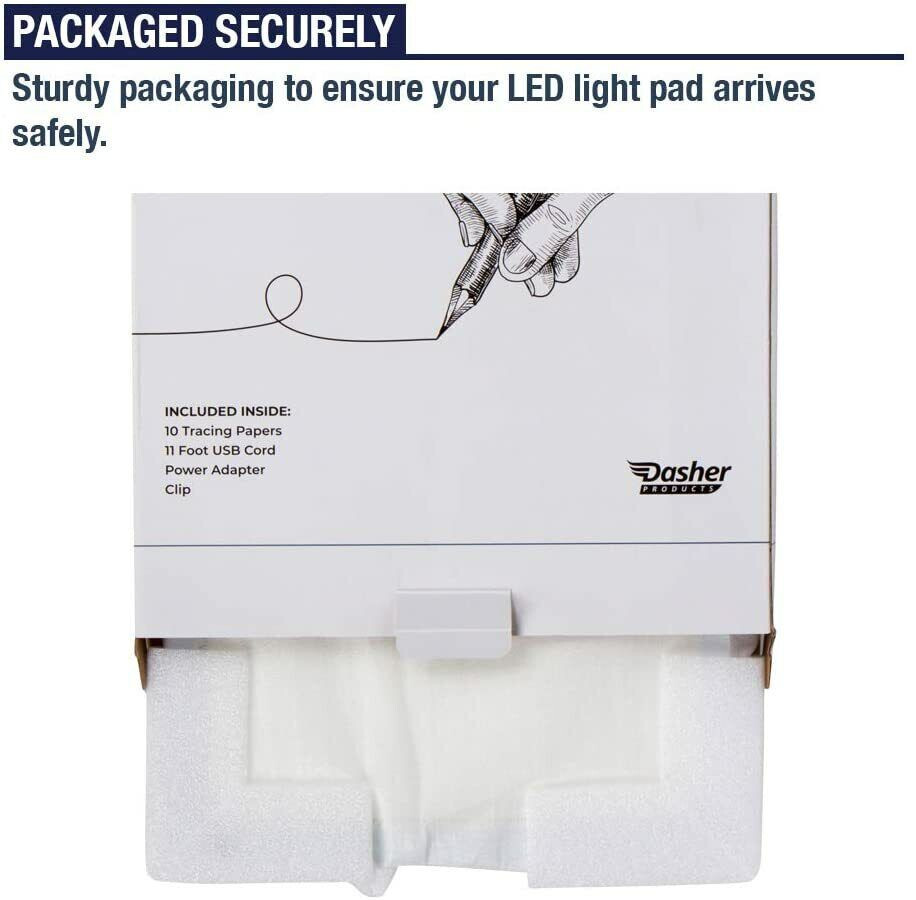 LED Light Box for Tracing - 15" Ultra Thin Light Pad-Standard A4