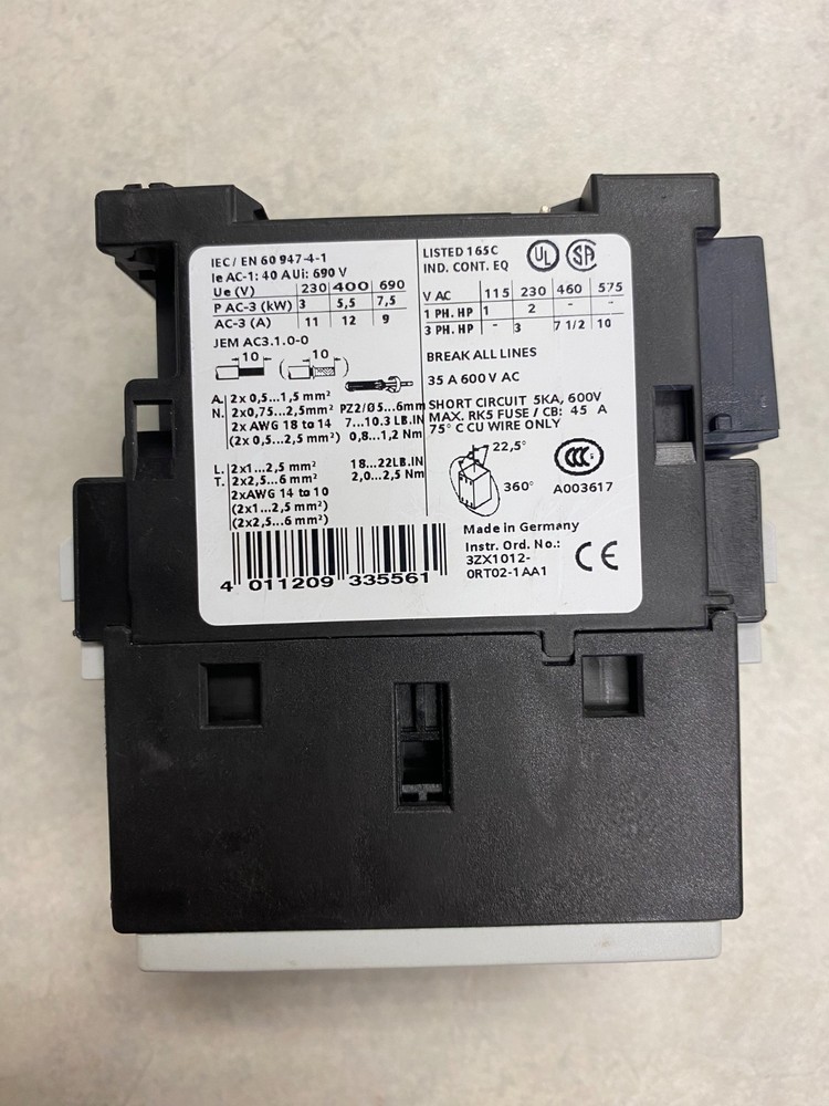 Siemens Sirius 3RT1024-1A Contactor