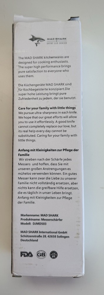 Knife Sharpener Mad Shark Adjustable Korse Fine Scissors Sharpening Kitchen