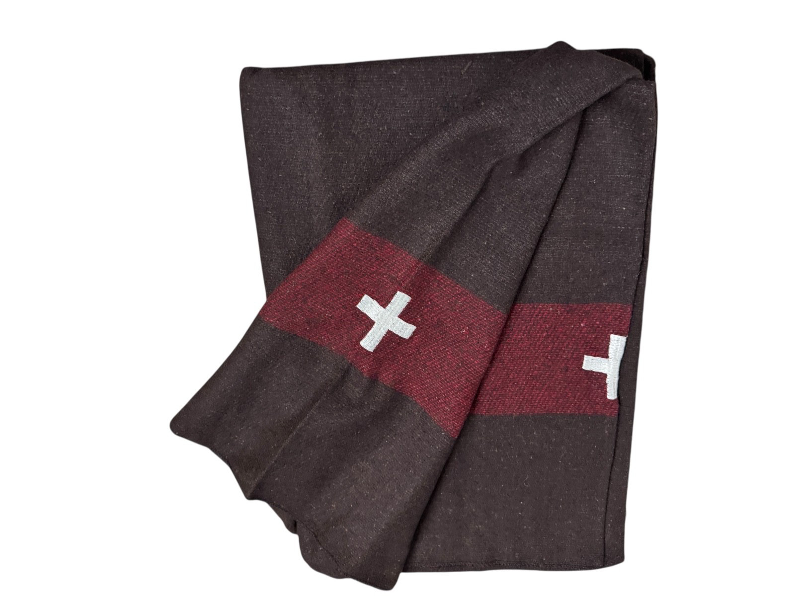 Swiss Style Army Wool Blanket - 60 x 84 inches