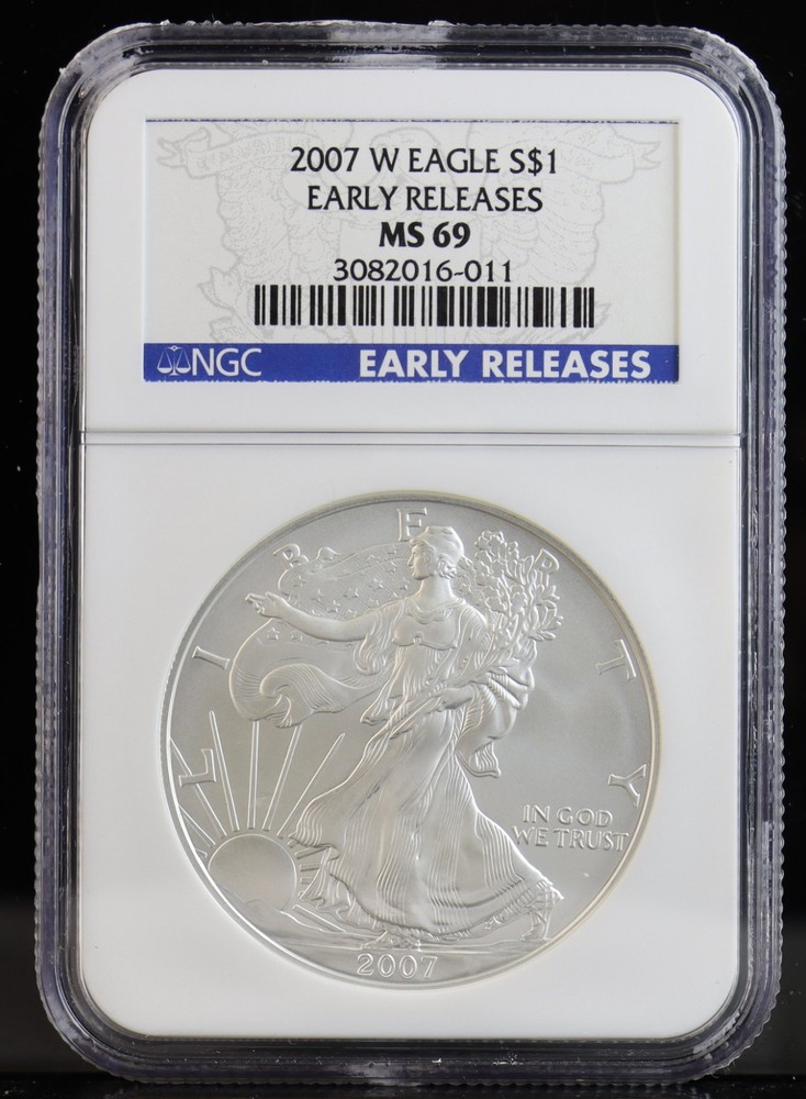 2007-W American Eagle NGC MS69