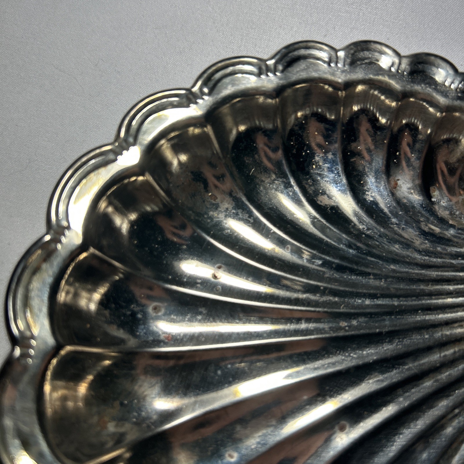 Vintage 1992 Chadwick Silverplate Shell Dish #98601 Silver Plated Serving Dish