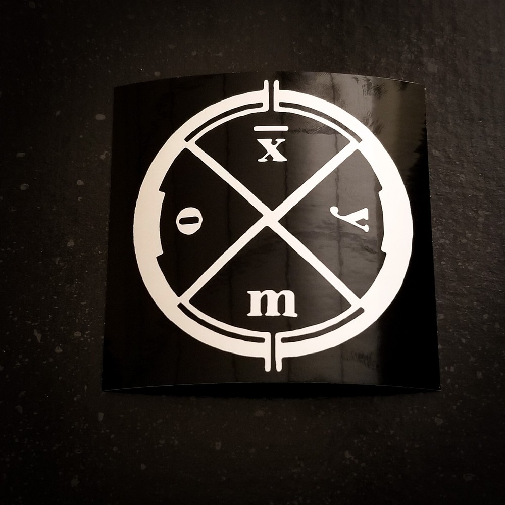 🦇 Clan of  Xymox 4 x 4" Waterproof Vinyl Bumper Sticker [💪 HQ Durability!]